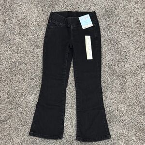 Cat & Jack Black Girls' Flare Stretch Jeans